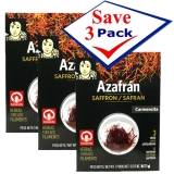 Carmencita Spanish Saffron Threads ( Hebras de Azafran) 0.013 oz Pack of 3